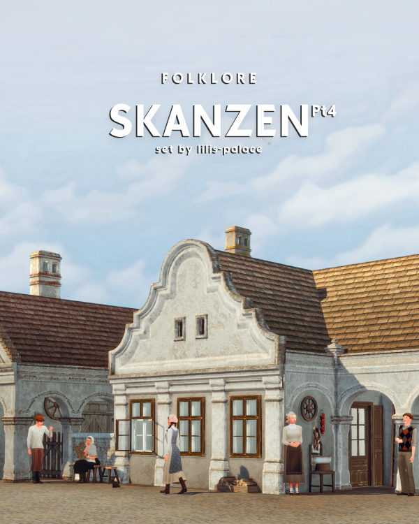 Alpha FOLKLORE Skanzen Set Part 4 by simsfinds - The Sims 4 Custom Content