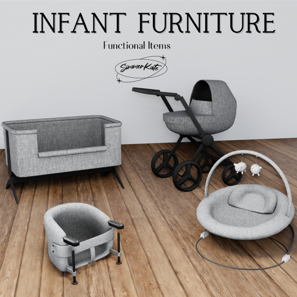 Alpha Infant Furniture by simmerkatex - The Sims 4 Custom Content