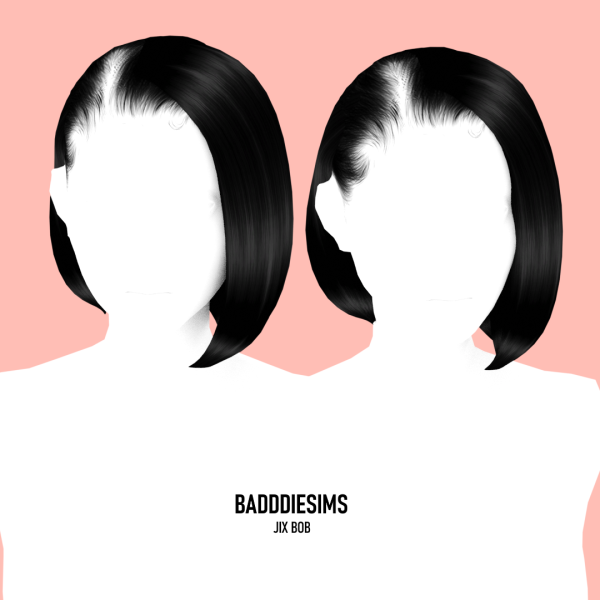 Mix JIX BOB HAIRSTYLE by simsfinds - The Sims 4 Custom Content