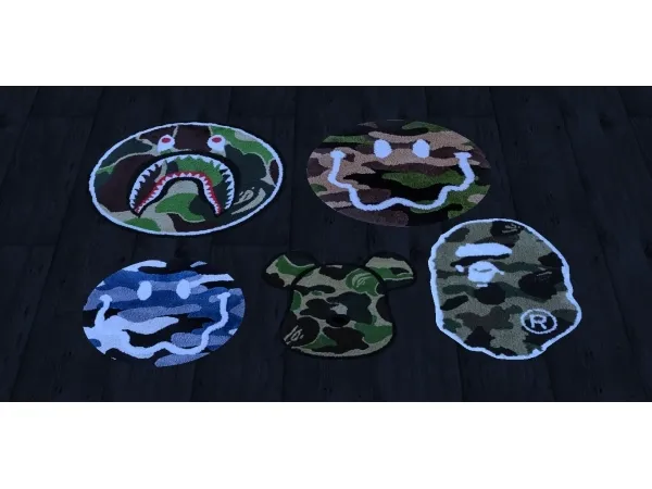 Alpha rugs by fusionstylesims4 - The Sims 4 Custom Content