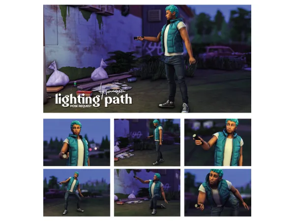 Mix Lighting path by simmireen - The Sims 4 Custom Content