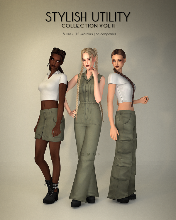Maxis Match stylish utility collection II by luxysims - The Sims 4 Custom Content