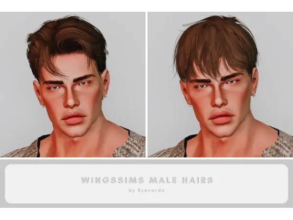 4t3 Wingssims Male Hairs by simsfinds - The Sims 3 Custom Content