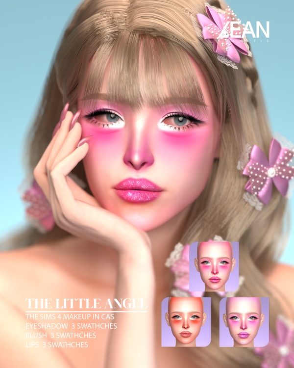 Alpha LEAN THE LITTLE ANGEL by simsfinds - The Sims 4 Custom Content