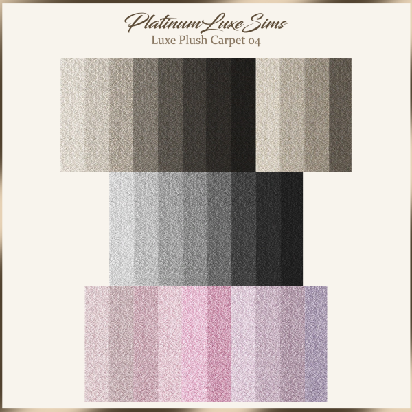 Mix Luxe Plush Carpet 04 by simsfinds - The Sims 4 Custom Content