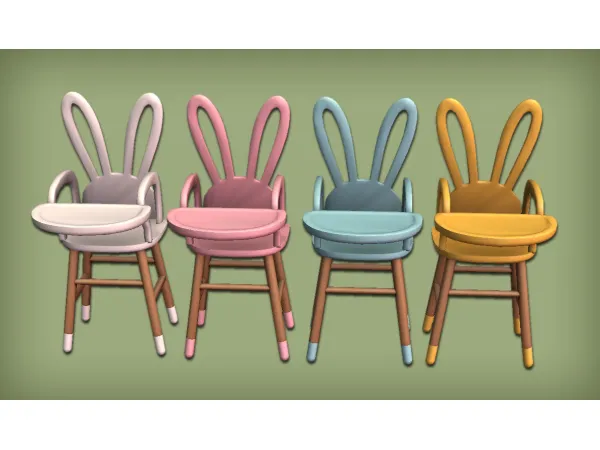 Bunny Highchair for - The Sims 2 Custom Content