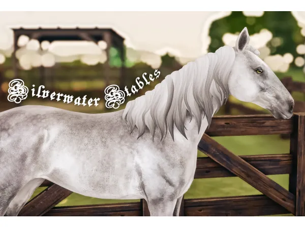 Maxis Match Silverwater Stables Mane 01 by simsfinds - The Sims 4 Custom Content