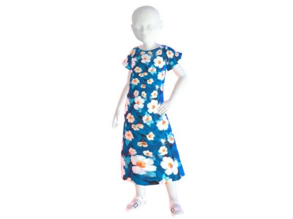 Mix Spring Dress and Nailpolish for Girls by littletodds - The Sims 4 Custom Content