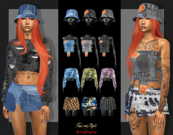 Alpha Set for female by fusionstylesims4 - The Sims 4 Custom Content