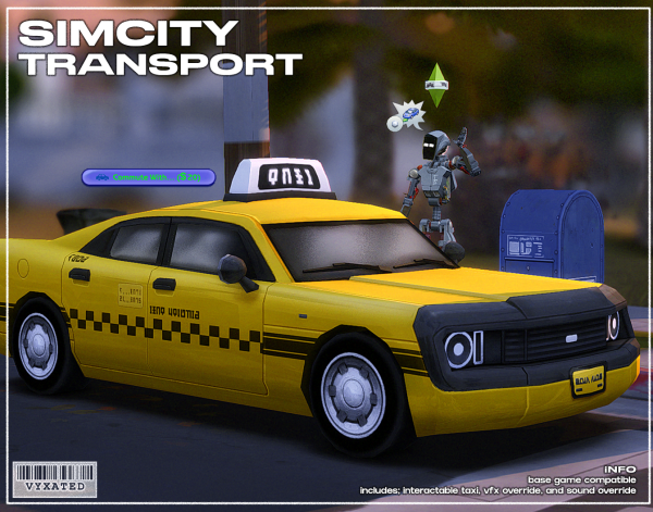 Maxis Match SimCity Transport by simsfinds - The Sims 4 Custom Content