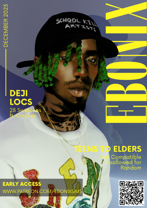 Mix Deji Locs by simsfinds - The Sims 4 Custom Content