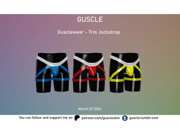 Alpha Gusclewear Trio Jockstrap by simsfinds - The Sims 4 Custom Content