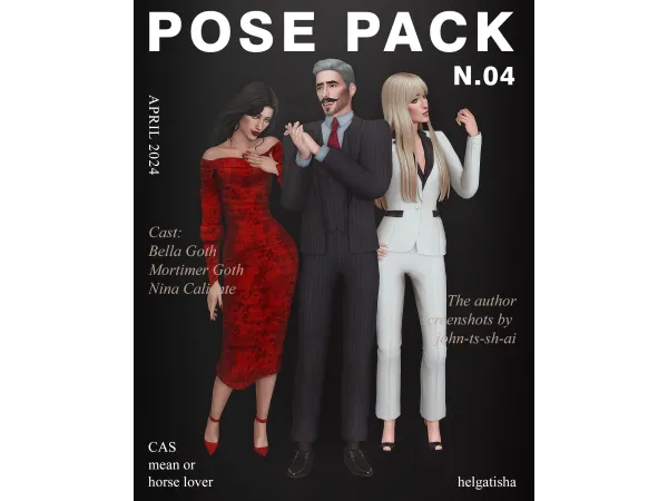 Mix ( ) POSE PACK N04 CAS by helgatisha - The Sims 4 Custom Content