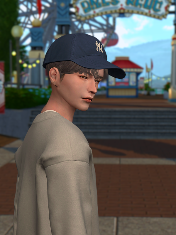 Mix Basic Ball Cap by simsfinds - The Sims 4 Custom Content