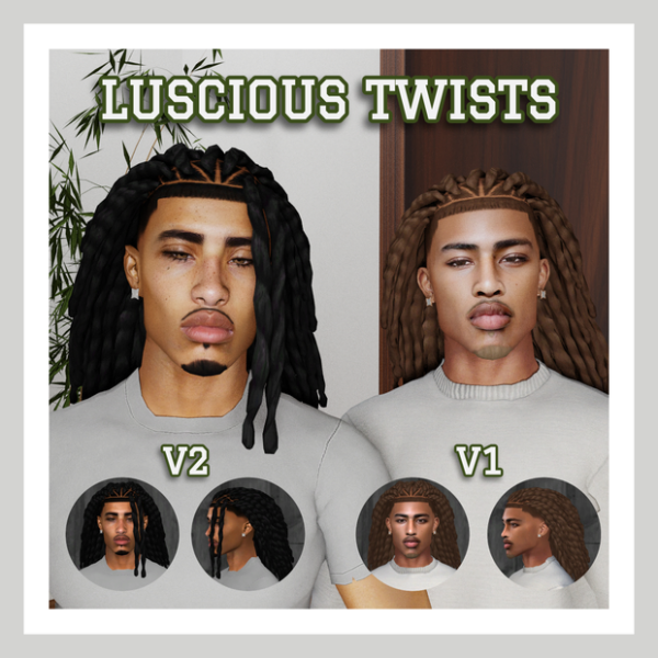 Mix LUSCIOUS TWISTS by simsfinds - The Sims 4 Custom Content