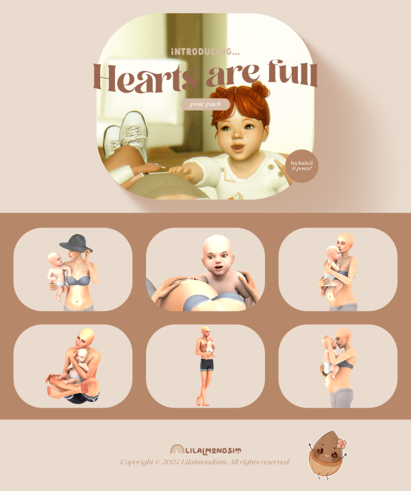 Mix Hearts are full by simsfinds - The Sims 4 Custom Content
