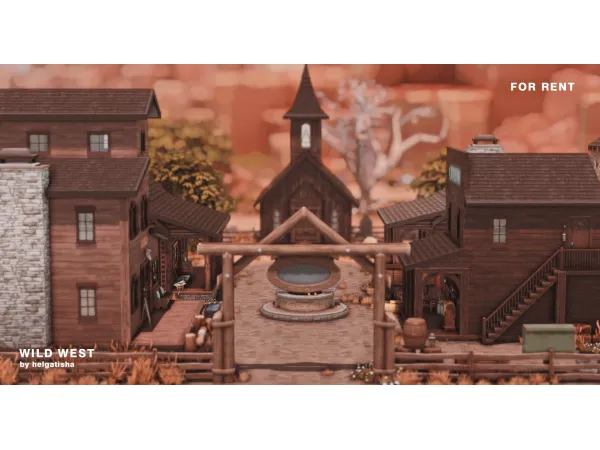 Maxis Match WILD WEST by helgatisha - The Sims 4 Custom Content