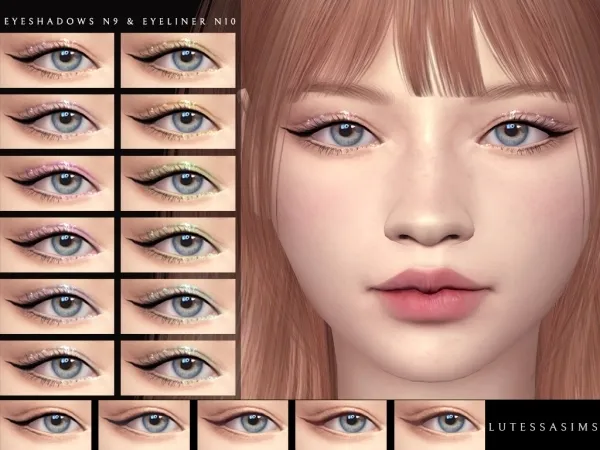 Alpha Eye Makeup Set - The Sims 4 Custom Content