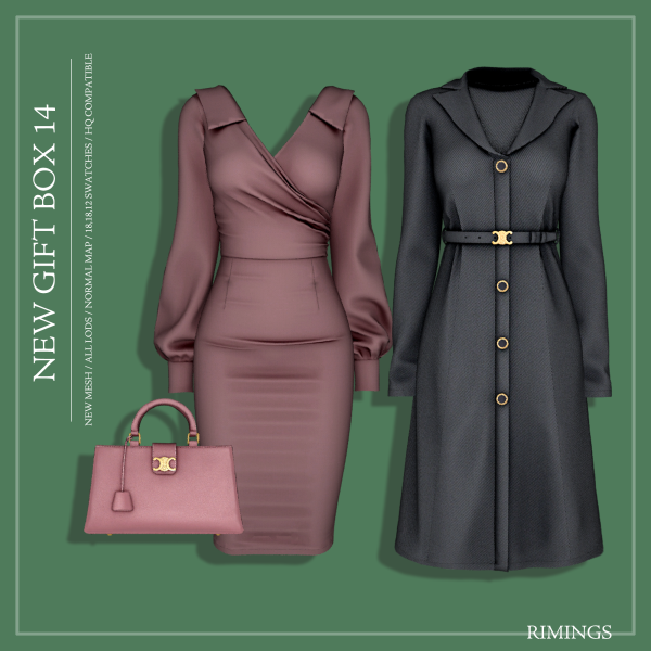 Alpha [RIMINGS] NEW GIFT BOX 14 by simsfinds - The Sims 4 Custom Content