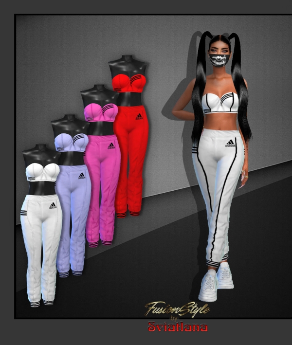 Alpha The adidas set by fusionstylesims4 - The Sims 4 Custom Content