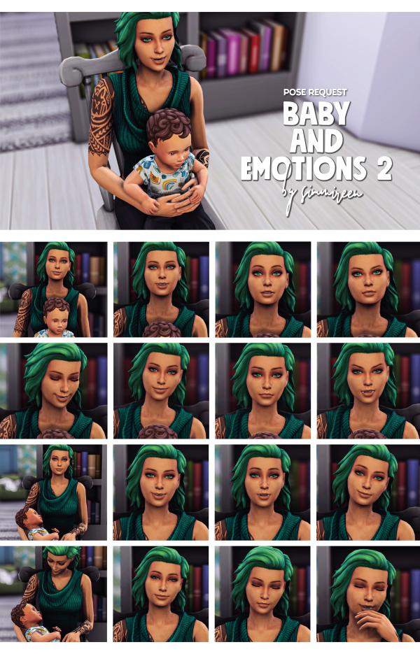 Mix Baby and emotions 2 by simsfinds - The Sims 4 Custom Content
