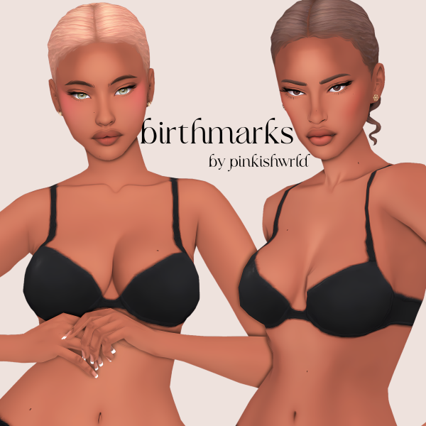 Maxis Match birthmarks by simsfinds - The Sims 4 Custom Content