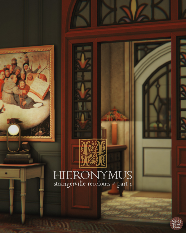 Mix hieronymus strangerville recolours by simsfinds - The Sims 4 Custom Content