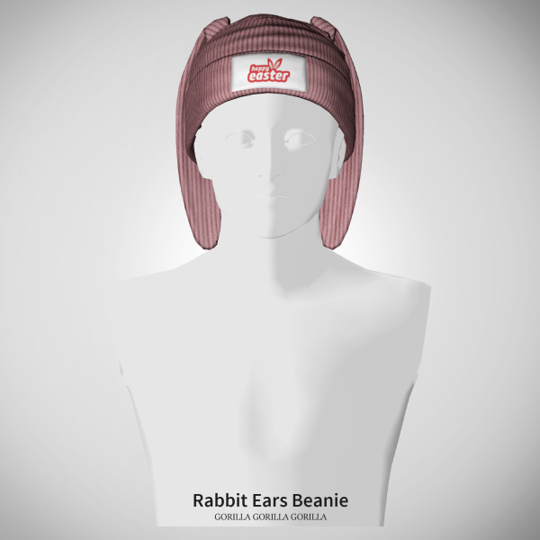 Alpha Rabbit Ears Beanie by simsfinds - The Sims 4 Custom Content