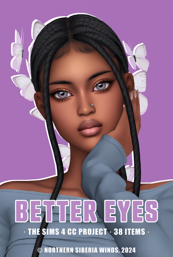 Maxis Match BETTER EYES PROJECT by simsfinds - The Sims 4 Custom Content