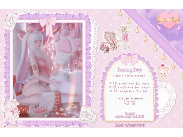 Alpha Bunny Bop VENUS by simsfinds - The Sims 4 Custom Content