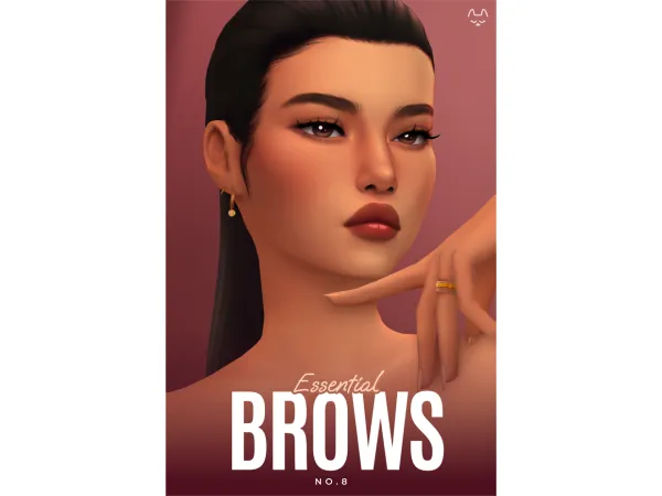 Maxis Match Eyebrow set NO8(Download) by TwistedCat - The Sims 4 Custom Content