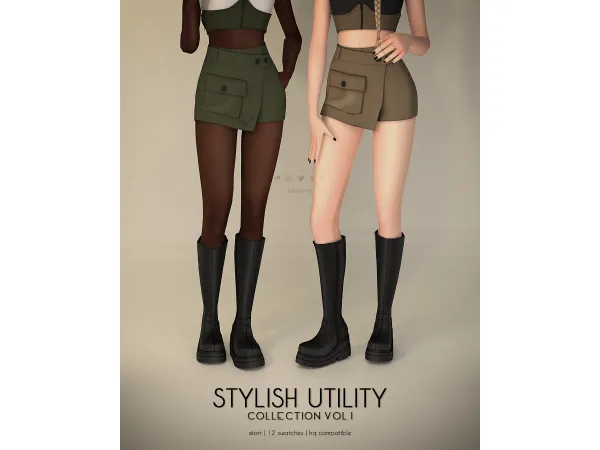 Skort - Stylish Utility Collection