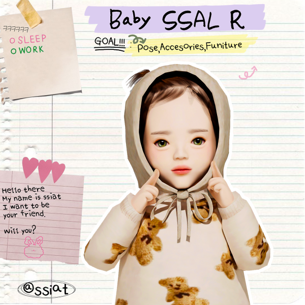 Mix acc)Ssal R for infant by simsfinds - The Sims 4 Custom Content