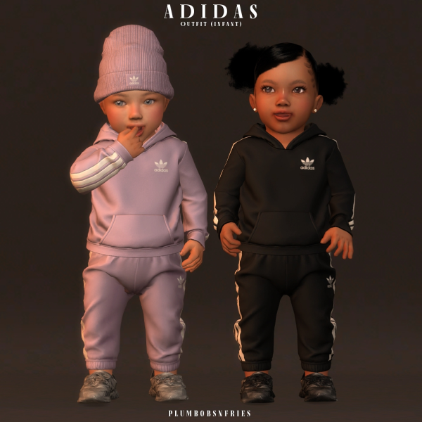 Mix ADIDAS outfit MAR 2024 (infant) by simsfinds - The Sims 4 Custom Content
