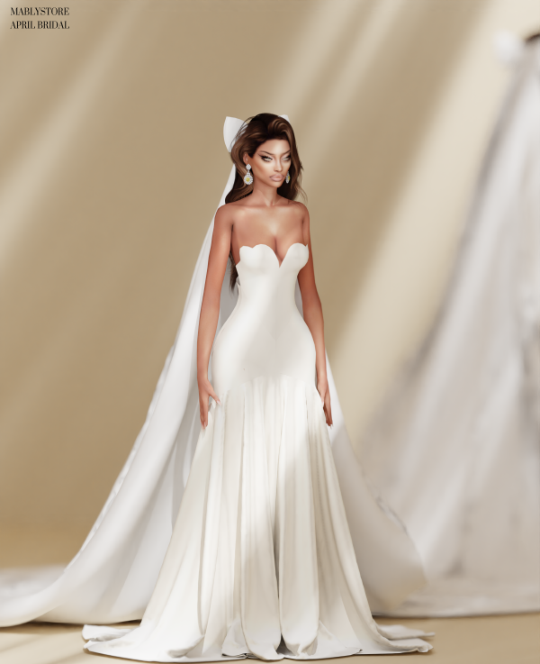 Alpha APRIL BRIDAL by simsfinds - The Sims 4 Custom Content