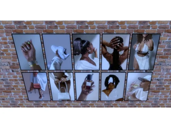 Alpha Posters by fusionstylesims4 - The Sims 4 Custom Content