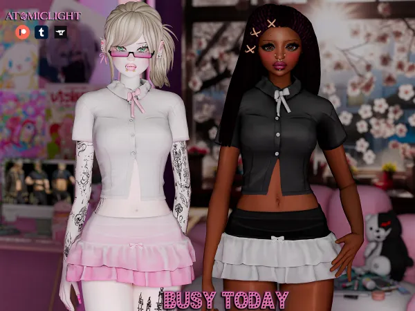 Alpha Busy Today by simsfinds - The Sims 4 Custom Content