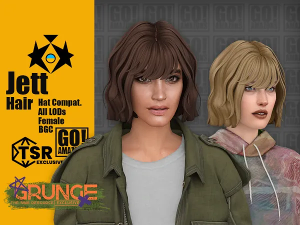 Maxis Match JETT by goamazons - The Sims 4 Custom Content