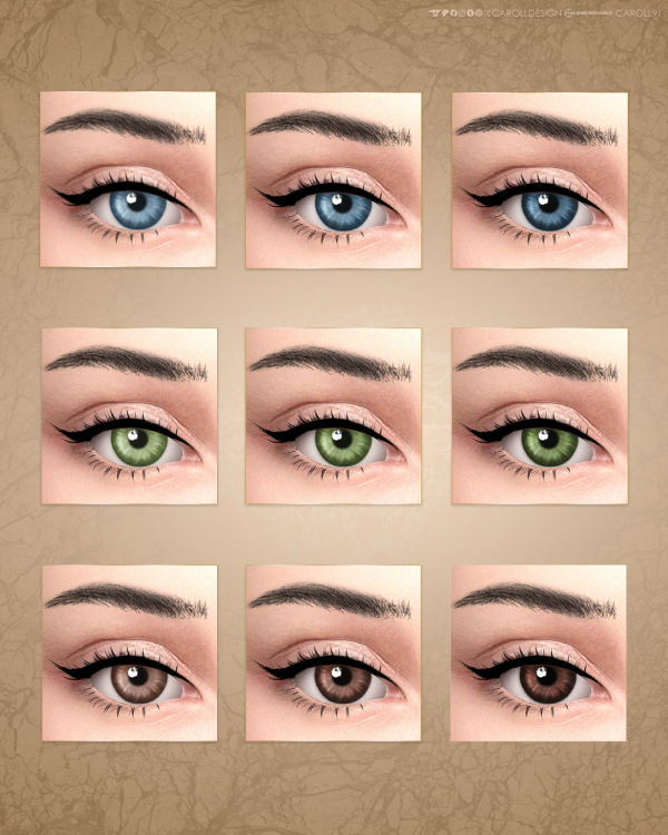 Mix Female makeup and genetics by simsfinds - The Sims 4 Custom Content