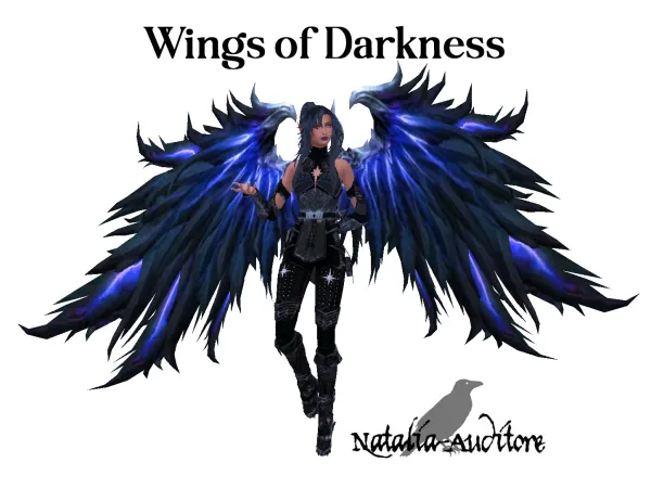 Alpha Wings of darkness by simsfinds - The Sims 4 Custom Content