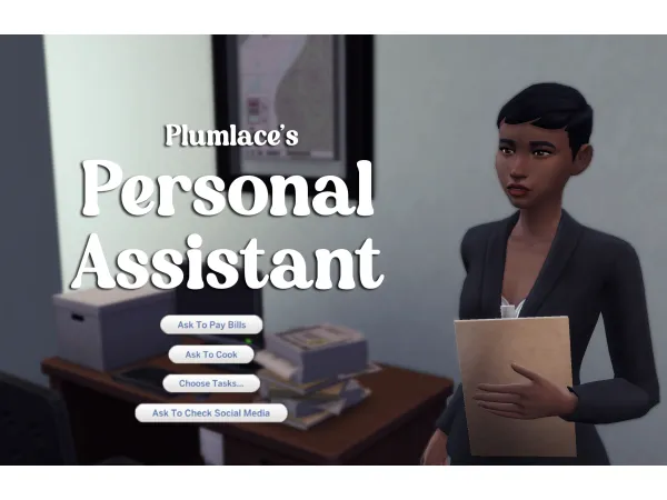 Maxis Match Personal Assistant by simsfinds - The Sims 4 Custom Content