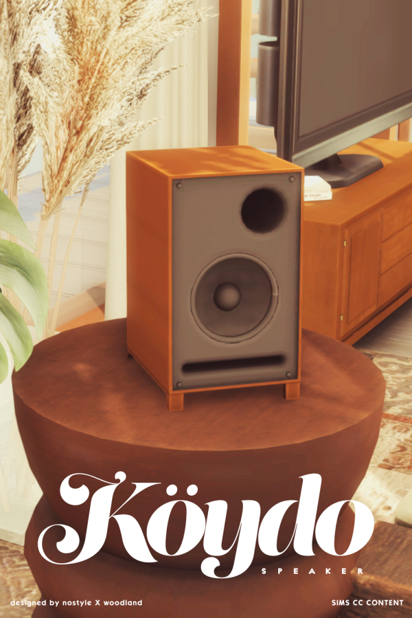 Maxis Match Koydo Speaker by simsfinds - The Sims 4 Custom Content