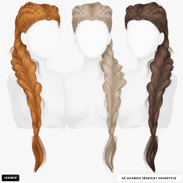 Alpha Já Acabou Jéssica Hairstyle Updated by simsfinds - The Sims 4 Custom Content