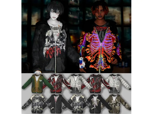 Old Oversize Hoodie for boys by atomiclight