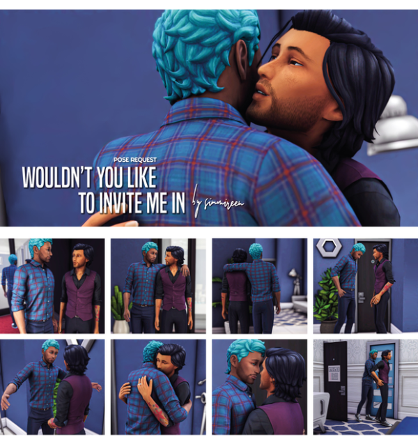 Mix Wouldn't you like to invite me in by simsfinds - The Sims 4 Custom Content