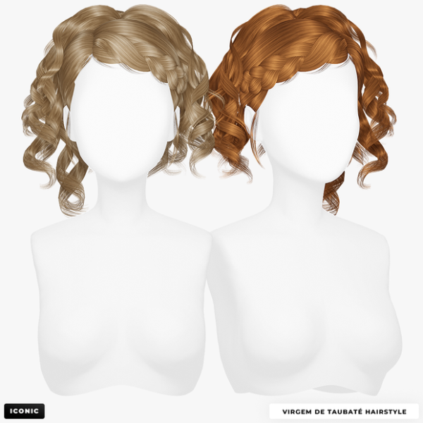 Alpha Virgem De Taubaté Hairstyle Updated by simsfinds - The Sims 4 Custom Content