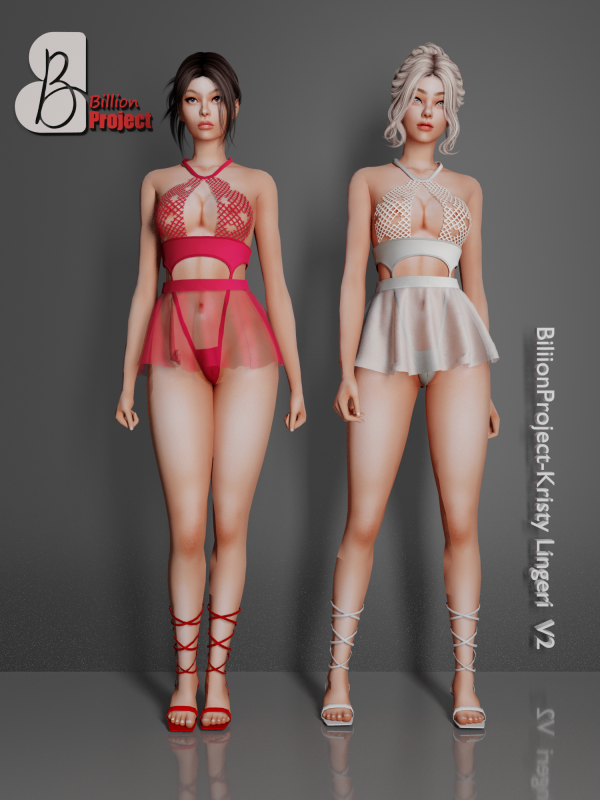 Alpha BiliionProject Kristy Lingeri V2 by simsfinds - The Sims 4 Custom Content
