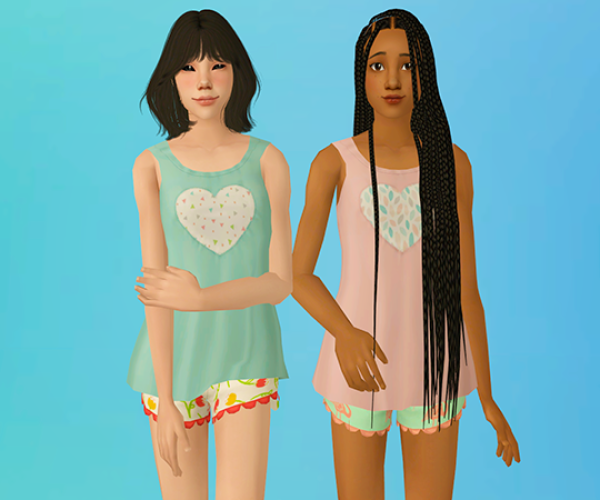 moyokeansimblrs conversion of Anubis Bright Heart top by simsfinds - The Sims 2 Custom Content
