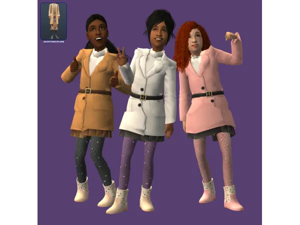 4T2 MADLEN EVERLY OUTFIT JIUS SIMS ANKLE BOOTS 01 - The Sims 2 Custom Content