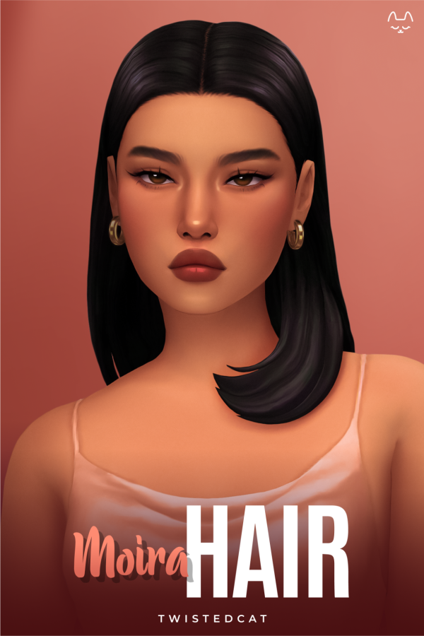 Maxis Match Moira Hair by simsfinds - The Sims 4 Custom Content